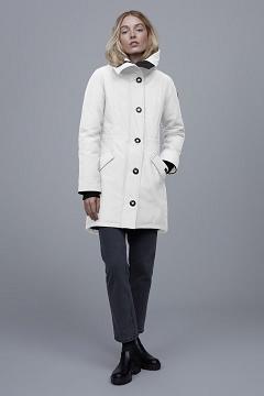 Chamarras Canada Goose Mujer Mexico - Rossclair Abrigos Blancos PO7628194